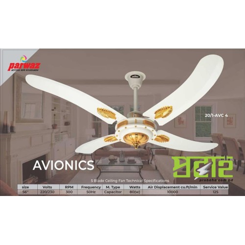 Parwaz Fan Avionics 4 Blade