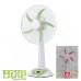 16 inch Rechargeable Half Stand Fan 