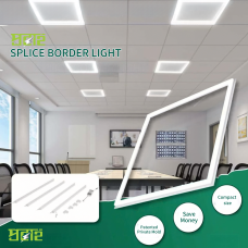 24x24 Inch Slim Panel Light | Bright, Energy-Efficient LED Ceiling Light (White)