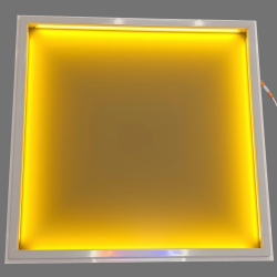 24x24 Inch Slim Panel Light | Bright, Energy-Efficient LED Ceiling Light (Warm)