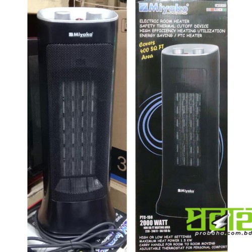Miyako PTC 159B | Electric Room Heater|2000W