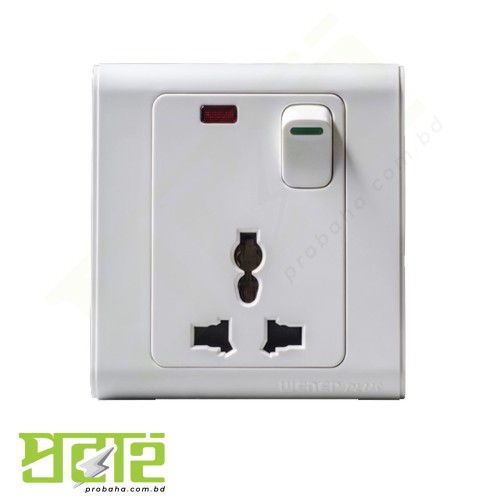 Wener Plus 3 Pin Multi Switch Socket