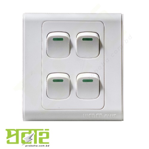 Wener Plus 4 Gang Switch