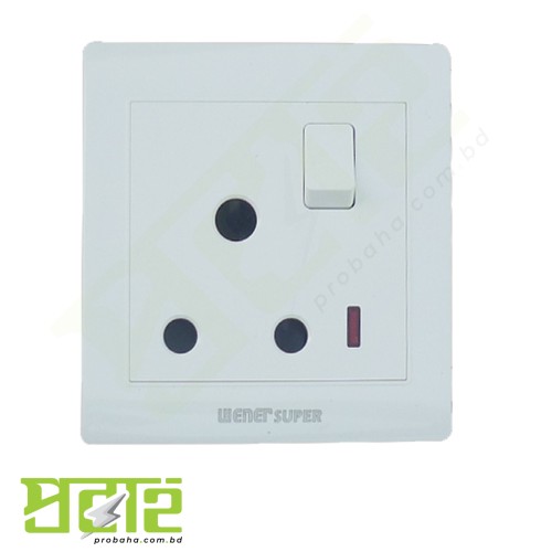 Wener Super 3pin AC Multi Switch Socket