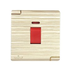 20A DP SWITCH NEO 500 ALFAROSE OM9 SERIES GOLDEN