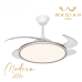Waqiah Modern Lite Rose Gold 48 inch invisible fan 
