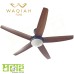 WAQIAH 5 Blade Undelight 56 inch Luxury Ceiling Fan Modern 