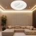 WAQIAH Cloud Bladeless Ceiling Fan With Light  Round
