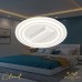 WAQIAH Cloud Bladeless Ceiling Fan With Light  Round