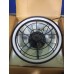 23" Wall Mount WAQIAH "Intense" Fan with Remote Control, Quiet 6 Speed Wall Mounted Fan with Light and Timer, 3 Color Dimmable, 360° Adjustable Tilt Plug in Wall Fan for Outdoor, Restaurant, Factory,Rooftop and Indoor
