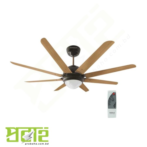 Havells Octet Underlight 53" Ceiling Fan (Walnut Black Nickel)