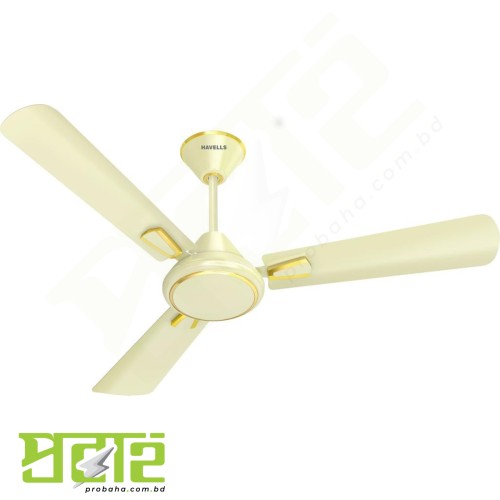Havells Crew Deco 56" Ceiling Fan (Pearl Ivory Gold)