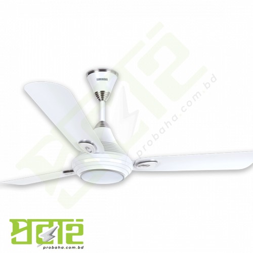 Luminous Lumaire Mint White 1.2M (1200MM) Ceiling Fan with LED