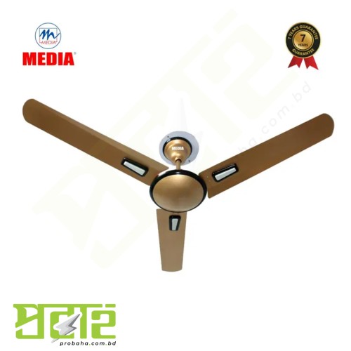 Media Elite 56" Ceiling Fan Golden