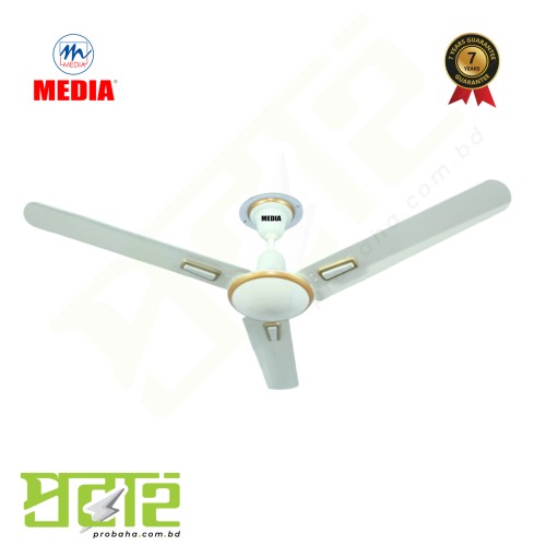 Media Elite 56" Ceiling Fan Off White 