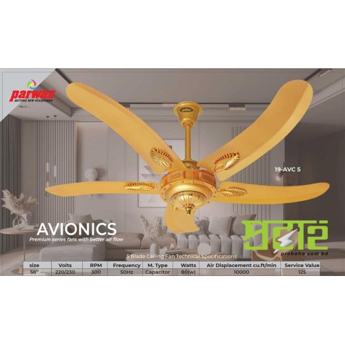 Parwaz Fan Avionics 5 Blade