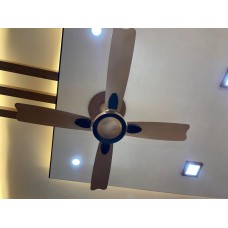 Zabeen 4 Blades Luxury Ceiling Fan Golden