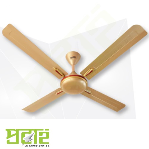 Zabeen Decor Ceiling Fan Golden 4 blade