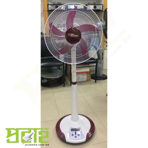 Media Defender 16 inch Rechargeable Half Stand Fan 