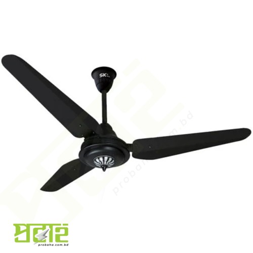 56'' SK FAN ANTIQUE CEILING FAN (BLACK)