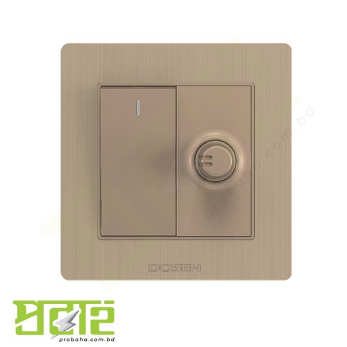 Dosen Fan Dimmer With Switch Magnum Gold