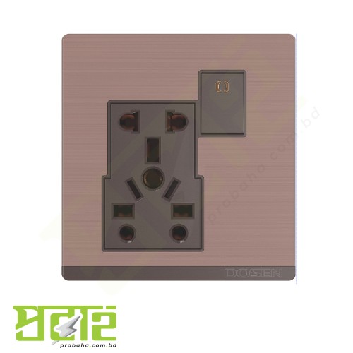 Dosen Ornate Rose 6 pin Socket