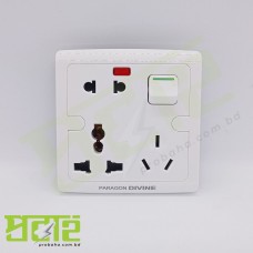 Paragon Divine 6Pin Multi Socket with Switch