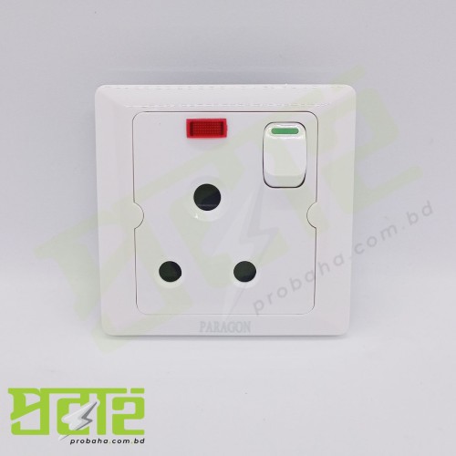 Paragon 3Pin AC Socket with Switch