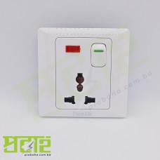 Paragon 3Pin Multi Socket with Switch