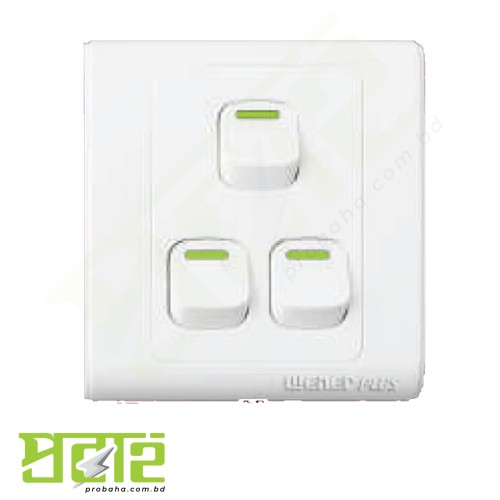 Wener Plus 3 Gang Switch