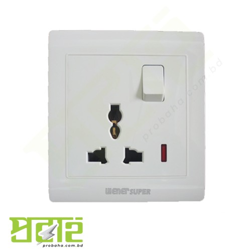 Wener Super 3pin Multi Switch Socket