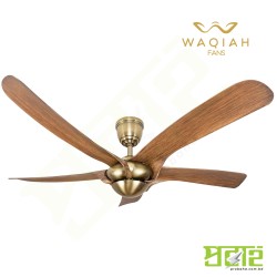 WAQIAH 5 Blade 52 inch Luxury Ceiling Fan Vintage Antique Walnut (Golden) 